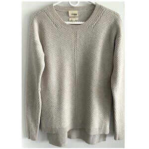 Wilfred Free Silver Grey Wool Sweater Sz S
